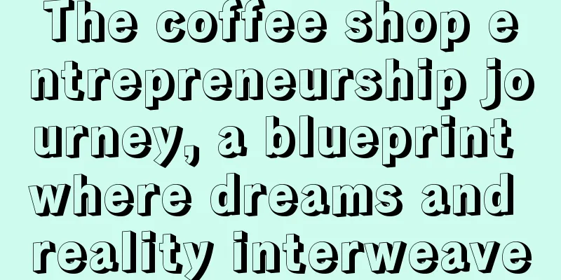 The coffee shop entrepreneurship journey, a blueprint where dreams and reality interweave