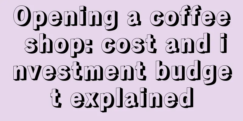 Opening a coffee shop: cost and investment budget explained
