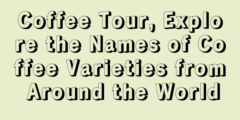 Coffee Tour, Explore the Names of Coffee Varieties from Around the World