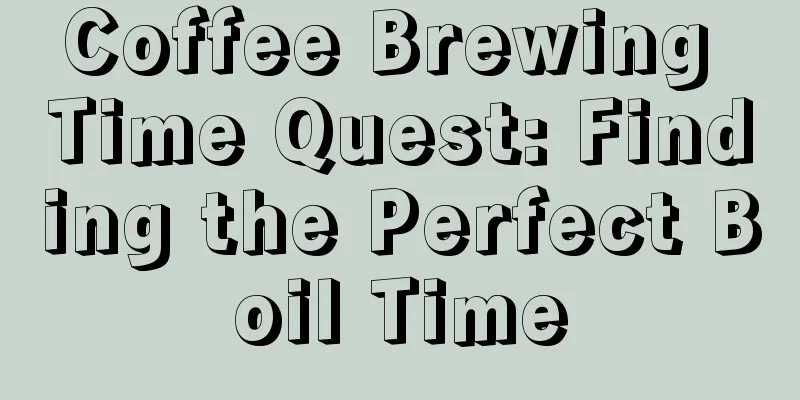 Coffee Brewing Time Quest: Finding the Perfect Boil Time