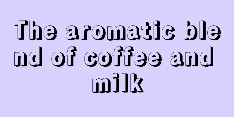 The aromatic blend of coffee and milk