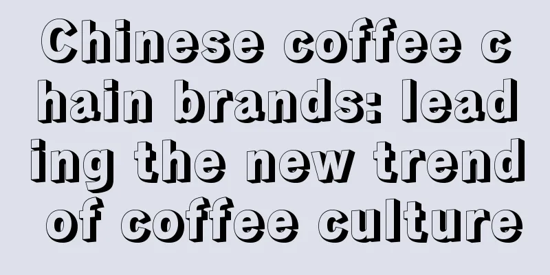 Chinese coffee chain brands: leading the new trend of coffee culture