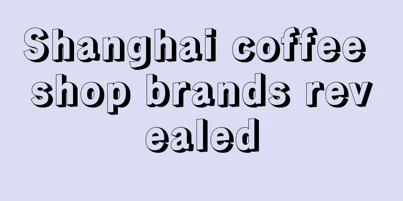 Shanghai coffee shop brands revealed