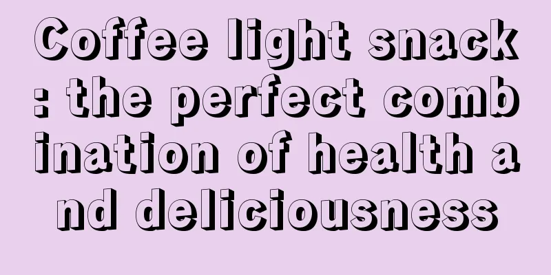 Coffee light snack: the perfect combination of health and deliciousness