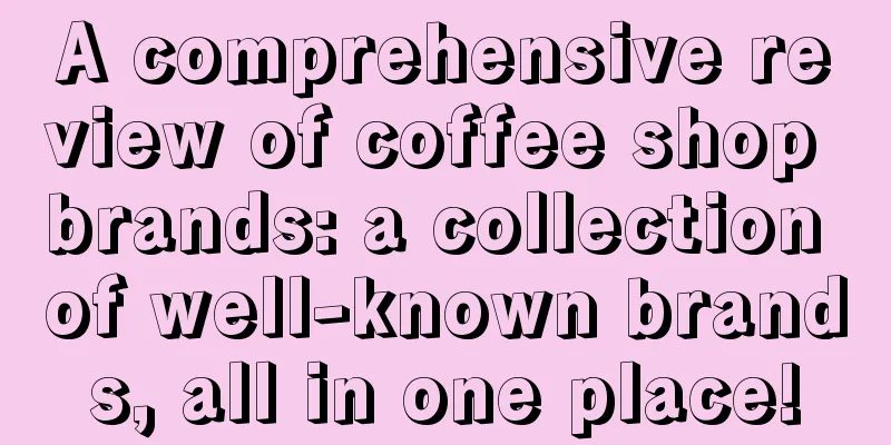A comprehensive review of coffee shop brands: a collection of well-known brands, all in one place!