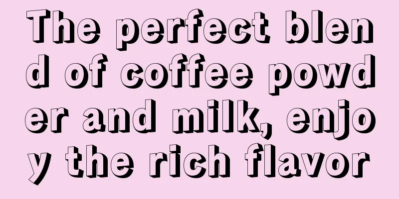 The perfect blend of coffee powder and milk, enjoy the rich flavor