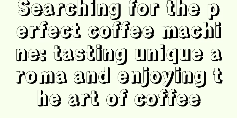 Searching for the perfect coffee machine: tasting unique aroma and enjoying the art of coffee