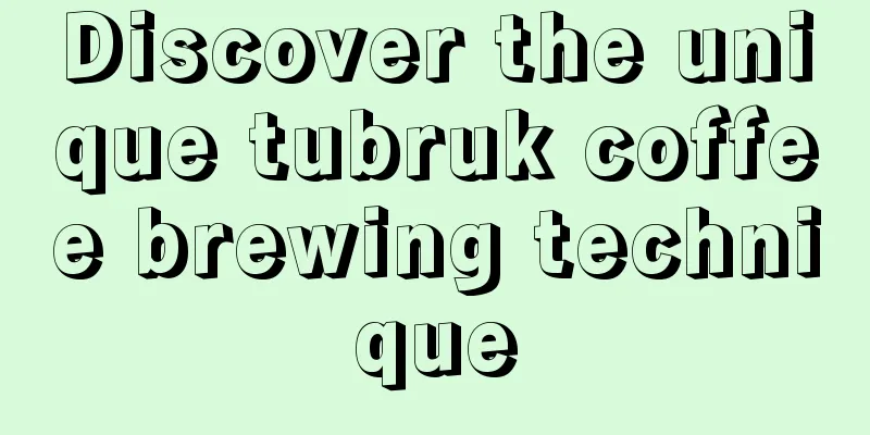 Discover the unique tubruk coffee brewing technique