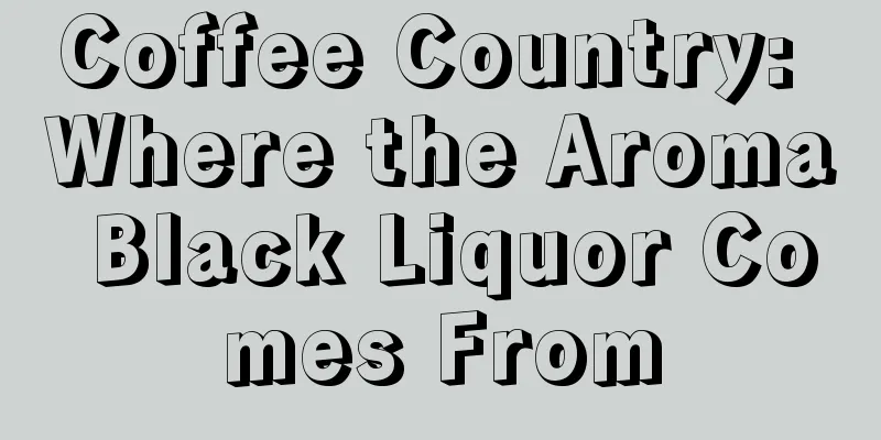 Coffee Country: Where the Aroma Black Liquor Comes From