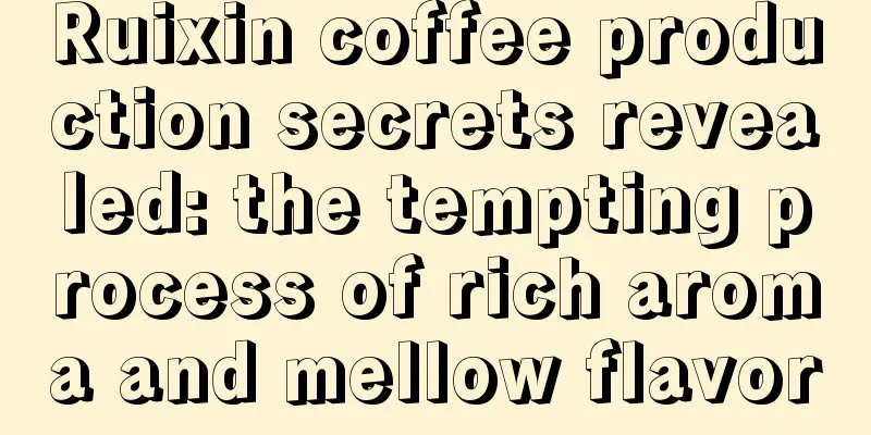 Ruixin coffee production secrets revealed: the tempting process of rich aroma and mellow flavor