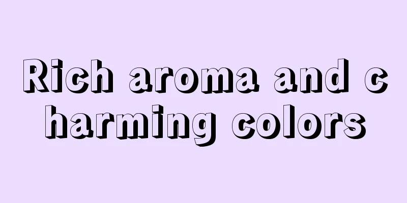 Rich aroma and charming colors