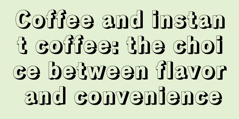 Coffee and instant coffee: the choice between flavor and convenience