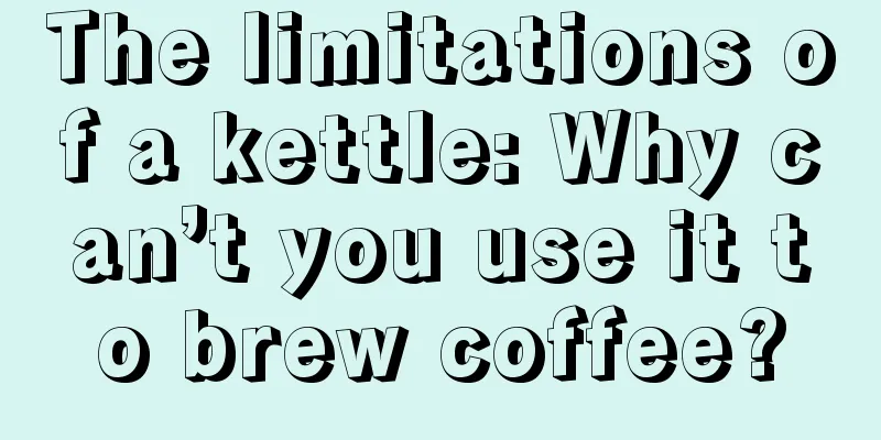 The limitations of a kettle: Why can’t you use it to brew coffee?